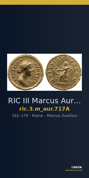 RIC III Marcus Aurelius 717A — CANOA