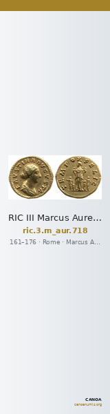 RIC III Marcus Aurelius 718 — CANOA