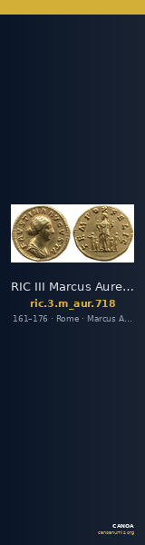 RIC III Marcus Aurelius 718 — CANOA