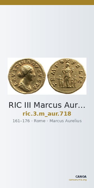 RIC III Marcus Aurelius 718 — CANOA