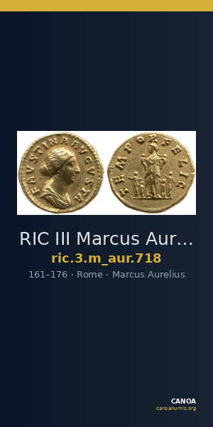RIC III Marcus Aurelius 718 — CANOA