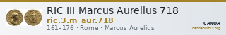 RIC III Marcus Aurelius 718 — CANOA