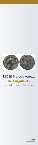 RIC III Marcus Aurelius 719 — CANOA
