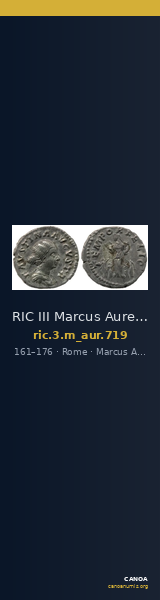 RIC III Marcus Aurelius 719 — CANOA