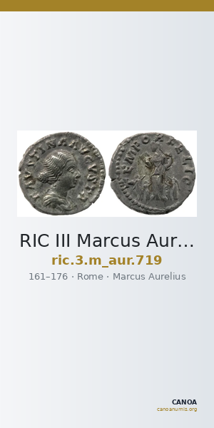 RIC III Marcus Aurelius 719 — CANOA
