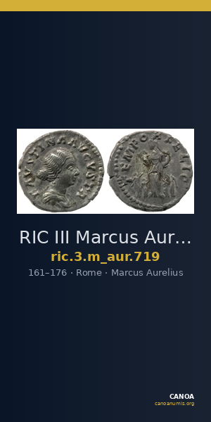 RIC III Marcus Aurelius 719 — CANOA