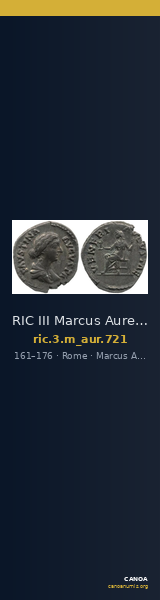 RIC III Marcus Aurelius 721 — CANOA