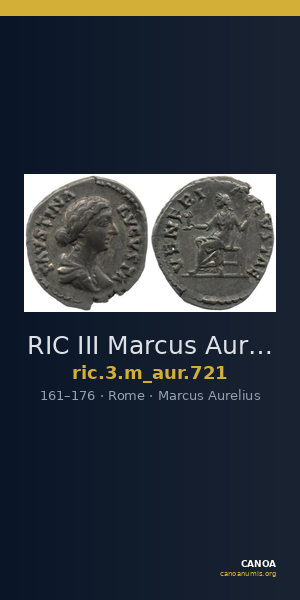 RIC III Marcus Aurelius 721 — CANOA