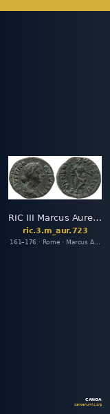 RIC III Marcus Aurelius 723 — CANOA