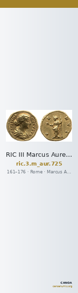 RIC III Marcus Aurelius 725 — CANOA