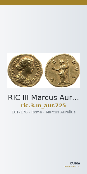 RIC III Marcus Aurelius 725 — CANOA