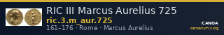 RIC III Marcus Aurelius 725 — CANOA