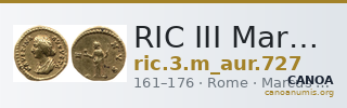 RIC III Marcus Aurelius 727 — CANOA