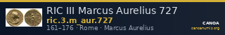 RIC III Marcus Aurelius 727 — CANOA