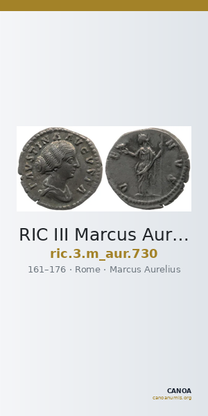 RIC III Marcus Aurelius 730 — CANOA