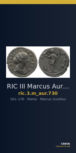 RIC III Marcus Aurelius 730 — CANOA