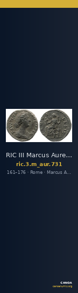 RIC III Marcus Aurelius 731 — CANOA