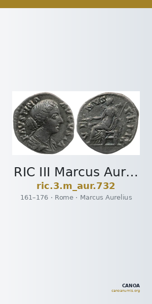 RIC III Marcus Aurelius 732 — CANOA