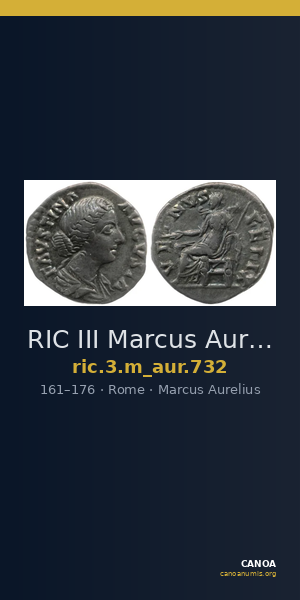 RIC III Marcus Aurelius 732 — CANOA