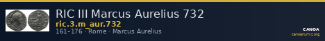 RIC III Marcus Aurelius 732 — CANOA