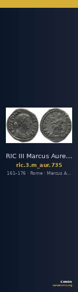 RIC III Marcus Aurelius 735 — CANOA