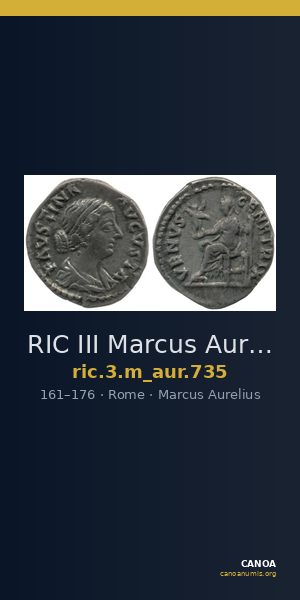 RIC III Marcus Aurelius 735 — CANOA