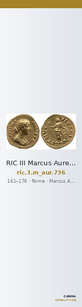 RIC III Marcus Aurelius 736 — CANOA