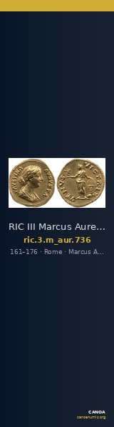 RIC III Marcus Aurelius 736 — CANOA