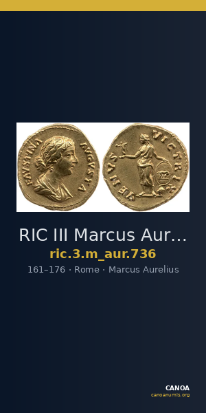 RIC III Marcus Aurelius 736 — CANOA