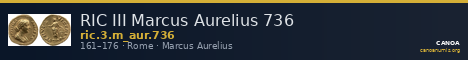 RIC III Marcus Aurelius 736 — CANOA