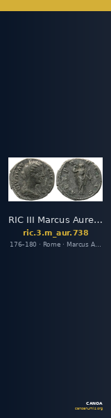 RIC III Marcus Aurelius 738 — CANOA