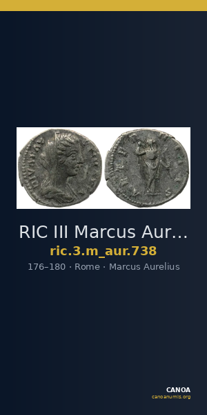 RIC III Marcus Aurelius 738 — CANOA