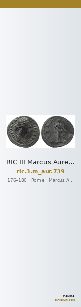 RIC III Marcus Aurelius 739 — CANOA