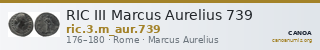 RIC III Marcus Aurelius 739 — CANOA