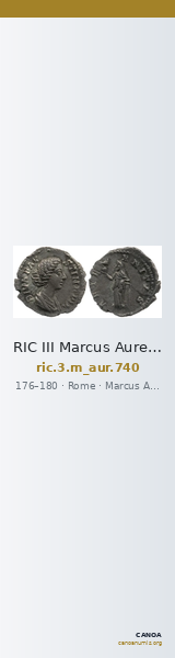 RIC III Marcus Aurelius 740 — CANOA