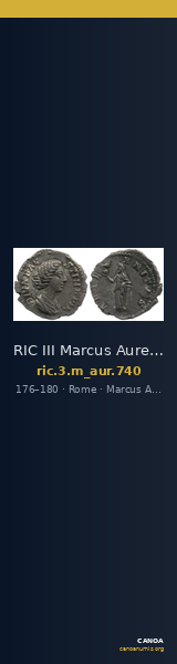 RIC III Marcus Aurelius 740 — CANOA