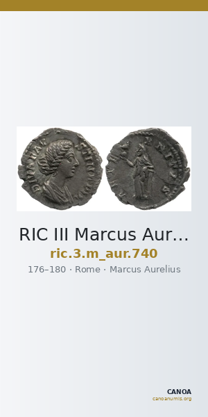 RIC III Marcus Aurelius 740 — CANOA