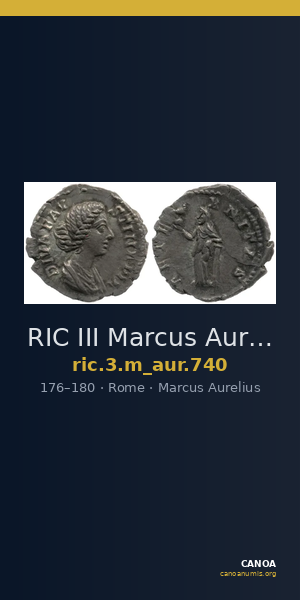 RIC III Marcus Aurelius 740 — CANOA