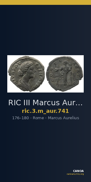 RIC III Marcus Aurelius 741 — CANOA