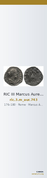 RIC III Marcus Aurelius 743 — CANOA