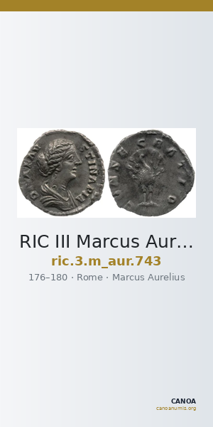 RIC III Marcus Aurelius 743 — CANOA