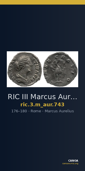 RIC III Marcus Aurelius 743 — CANOA