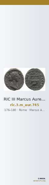 RIC III Marcus Aurelius 745 — CANOA