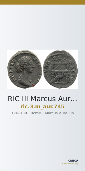 RIC III Marcus Aurelius 745 — CANOA