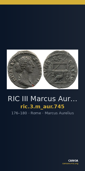RIC III Marcus Aurelius 745 — CANOA