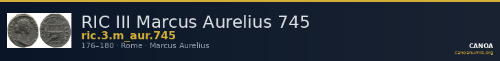 RIC III Marcus Aurelius 745 — CANOA
