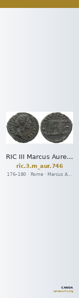 RIC III Marcus Aurelius 746 — CANOA