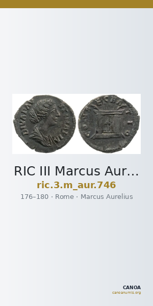 RIC III Marcus Aurelius 746 — CANOA