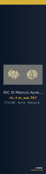 RIC III Marcus Aurelius 747 — CANOA