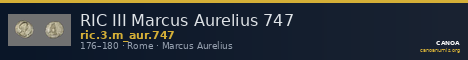 RIC III Marcus Aurelius 747 — CANOA